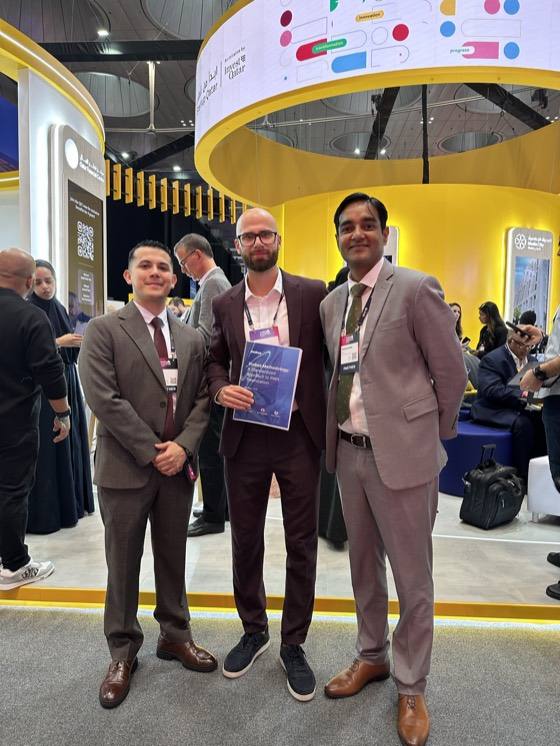 Stobox team at industry event